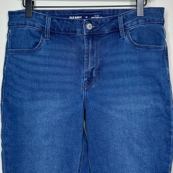 Old Navy Mid-Rise Wow Boot-Cut Denim Jeans Size 10 - Picture 4 of 10